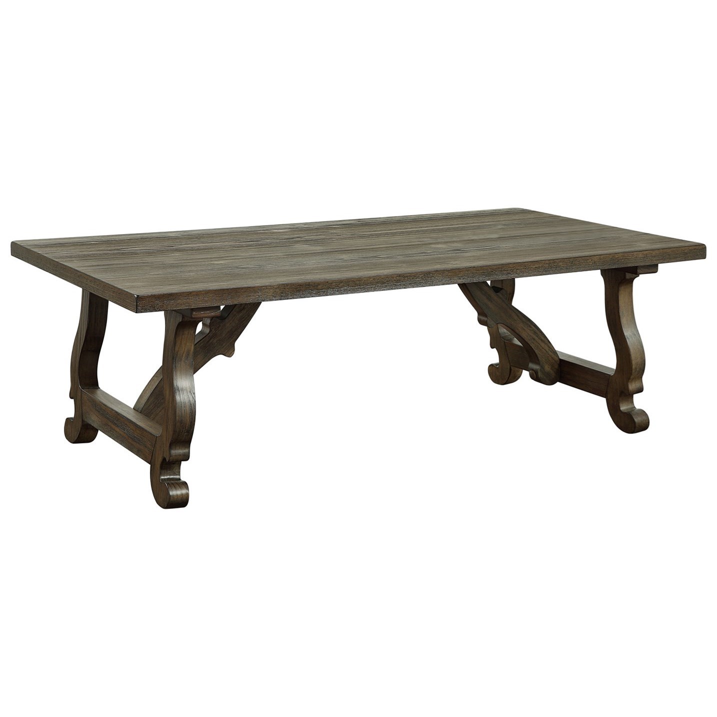 Farmhouse rectangle store coffee table